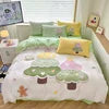Kelzarro™ 100% Cotton Space Cartoon Duvet Cover Set for Kids with Pillowcases