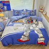 Kelzarro™ 100% Cotton Space Cartoon Duvet Cover Set for Kids with Pillowcases