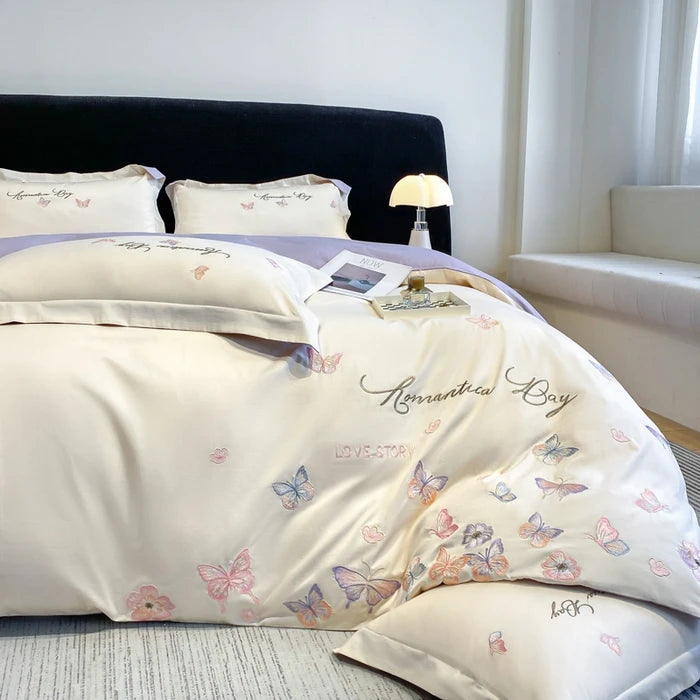 Kelzarro™ 200TC Cotton Duvet Cover Set – Printed Long-Staple Cotton Bedding for All Seasons