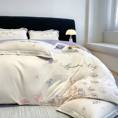Kelzarro™ 200TC Cotton Duvet Cover Set – Printed Long-Staple Cotton Bedding for All Seasons