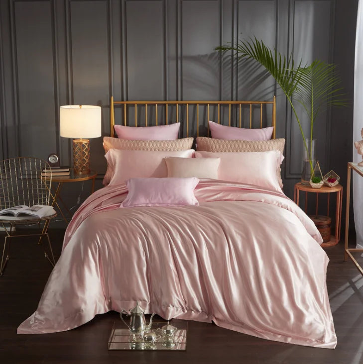 Kelzarro™ OEKO-TEX Certified 100% Silk Bedding Set – Premium Charmeuse Sheets
