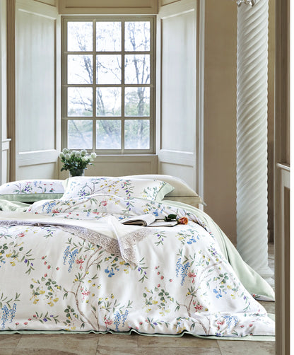 Kelzarro™ Cotton Printed Duvet Cover Set with Pillowcases – Modern Bedding Set