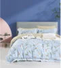 Kelzarro™ Cotton Printed Duvet Cover Set with Pillowcases – Modern Bedding Set