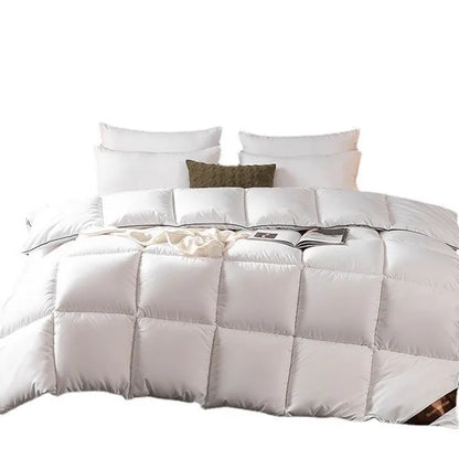 Kelzarro™ 90% White Goose Down Comforter – Thick Warm Winter Bedding Quilt