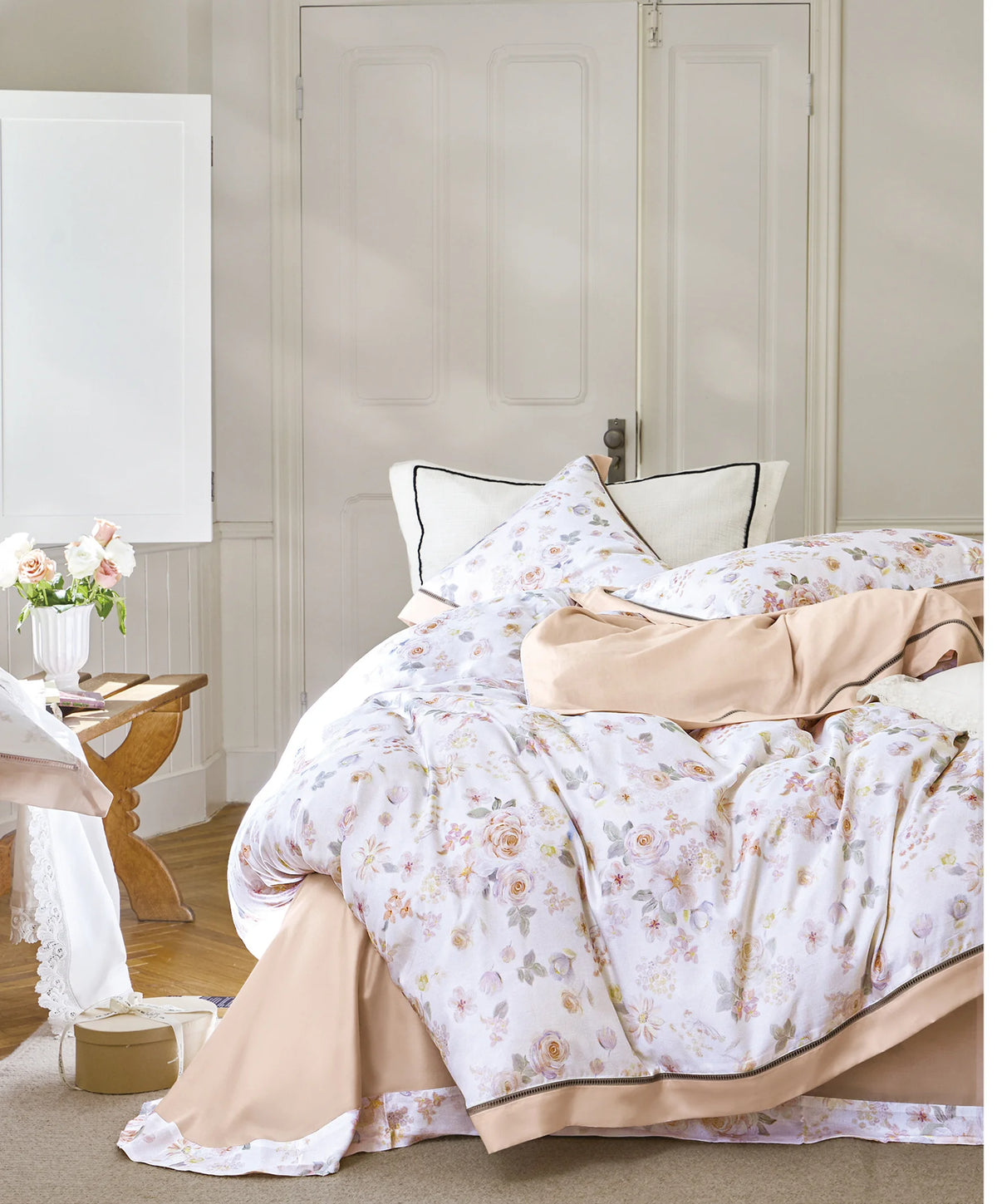Kelzarro™ Cotton Printed Duvet Cover Set with Pillowcases – Modern Bedding Set