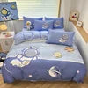 Kelzarro™ 100% Cotton Space Cartoon Duvet Cover Set for Kids with Pillowcases